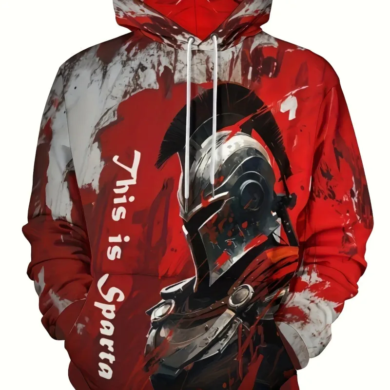2024 taglagas bagong panlalaking 3D Japanese Samurai print hoodie panlalaki at pambabaeng kaswal na fashion panlalaki hoodie street na pang-itaas na panlalaki — image 17