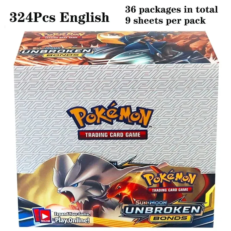 324Pcs Pokemon TCG: Sword & Shield Tempest Bonds Booster Box Trading Card Game Pokemon Card Kids Toys Board Game — image 33