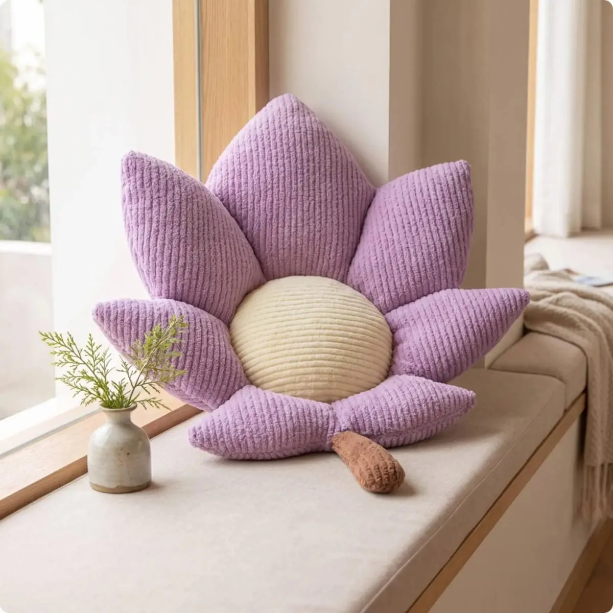 Maple Leaf Cushion Plush Stuffed Seat Cushion Decorative Pillow for Chair Sofa Floor Cushion Cozy Home Autumn Accent — image 5