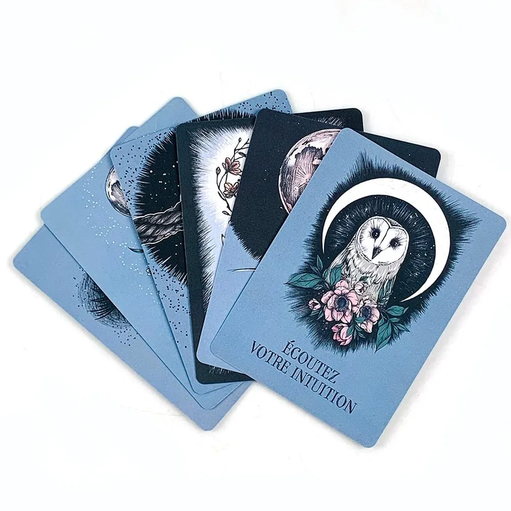 Le Petit Oracle De La Boule De Cristal Oracle Cards 13-Card Deck Athene Noctua Tarot Divination Card with Guidebook