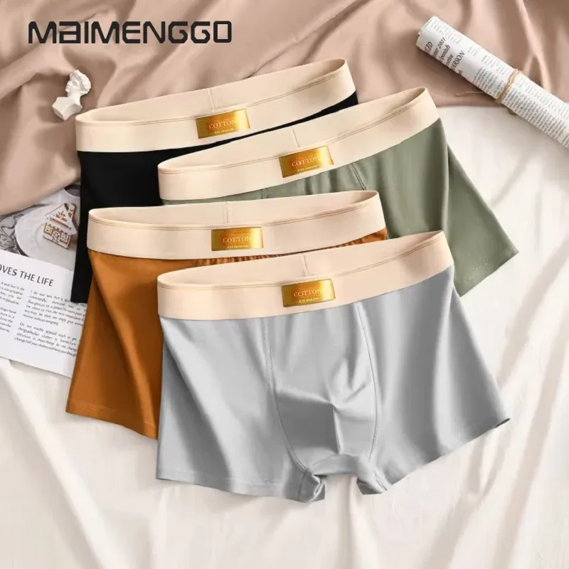 Panlalaking Kasuotang Panloob na Cotton BoxerShorts Hombre Panties Lalaking Makahinga Panloob Sexy Sports Comfort Panlalaking Boxer Malaking Laki L-7XL — image 2