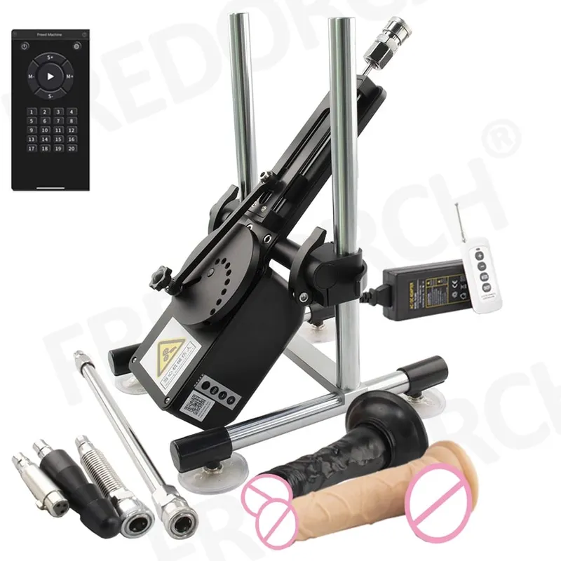 70W Sex Machine With Dildo Attachments Vibrator Sex Toys for Couples Adult Men Women Vagina Female Masturbation Sextoy