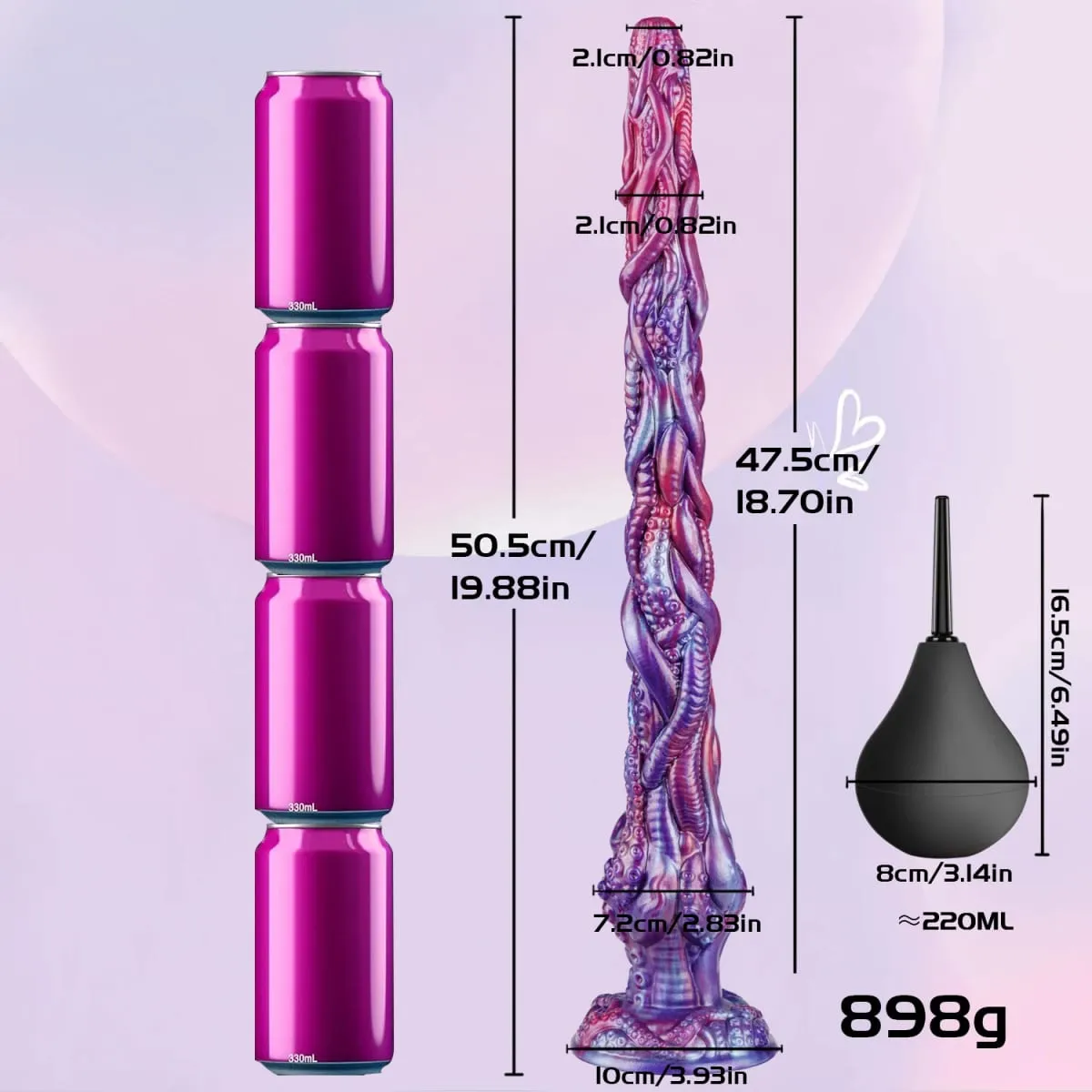 Polvo tentáculos ejaculação vibrador extra-longo monstro pau anal plug esguichando pênis buttplug adulto brinquedos sexuais para homens mulheres bdsm — image 4