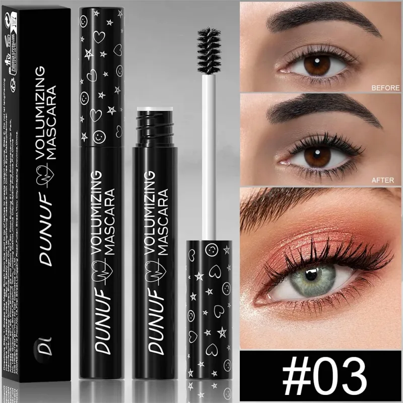 Colorful Eyelash Mascara 5D Silk Fiber Volume Curling Lengthening EyeLashes Extension Purple Blue White Waterproof Eye Makeup