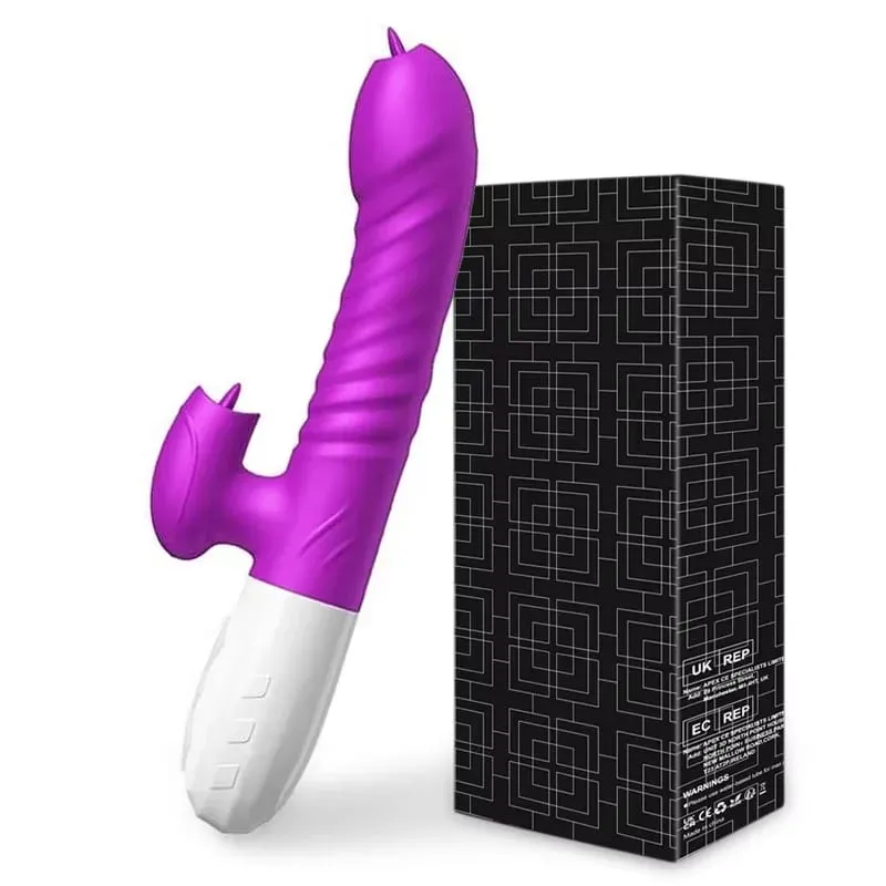 Mabilis na Orgasm Vibrator Dildo Para sa mga Babae Pagdila Heating Vibrator Klitoris G-Spot Stimulator Vibro Babae Clit Sucker Pang-adultong Sex Toy — image 8