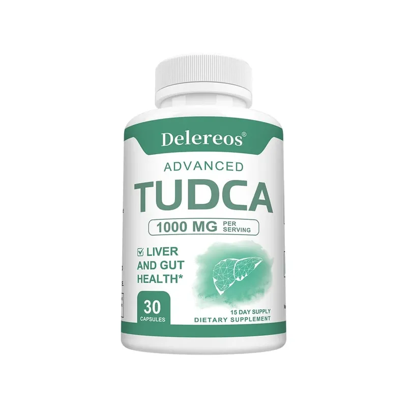 Premium TUDCA Liver Capsules 1000mg Liver Detox Cleansing & Repair Gallbladder & Kidney Support Non‑GMO Vegetarian