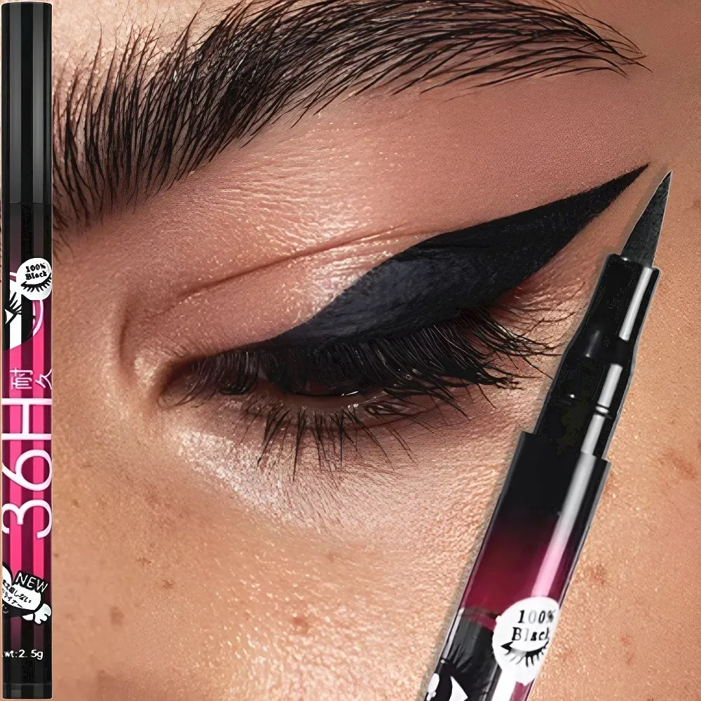 1/3/5pcs Makinis na Itim na Liquid Eyeliner Pen Ultra-fine Pen Tip 36H Eye Liner Pencil Hindi tinatablan ng tubig na Pangmatagalang Beginner Make-up — image 4