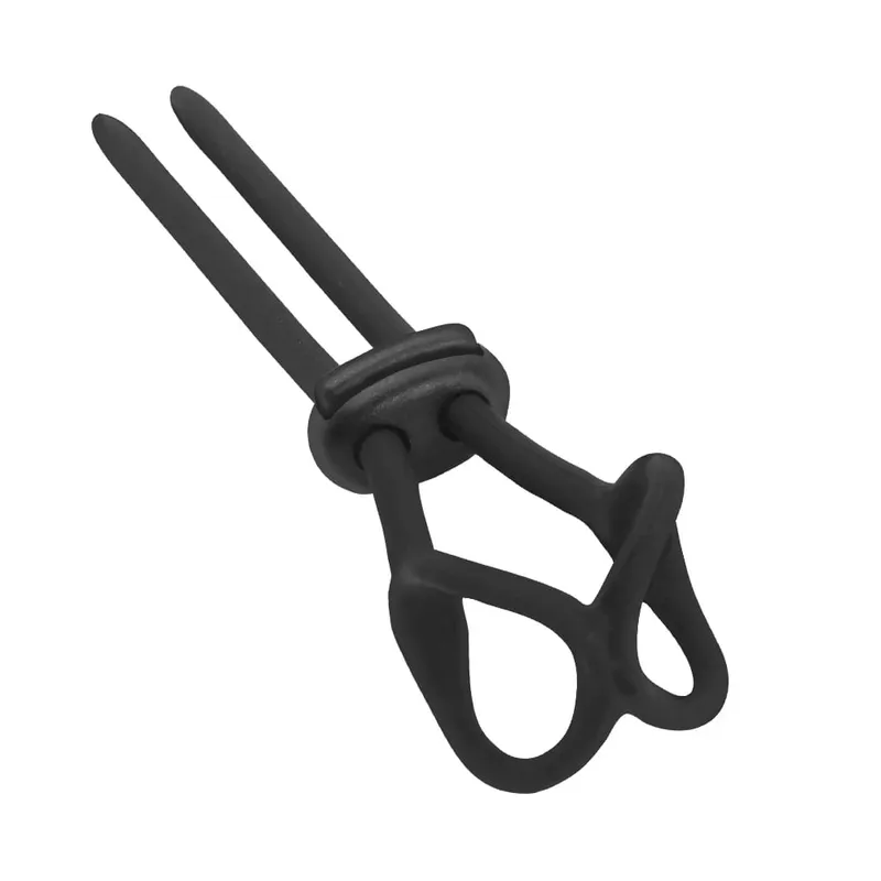Super Soft Silicone Penis Ring Delay Ejaculation Ball Scrotum Stretcher Triple Cock Ring Cockring BDSM Sex Toys for Men — image 16