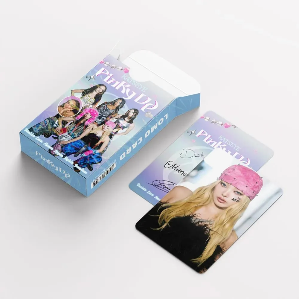 92pcs KATSEYE New Album PINKY UP Photo Card Photocards Stickers Kpop Merch Lomo Cards Set Fans Collection Cards Gifts — image 4