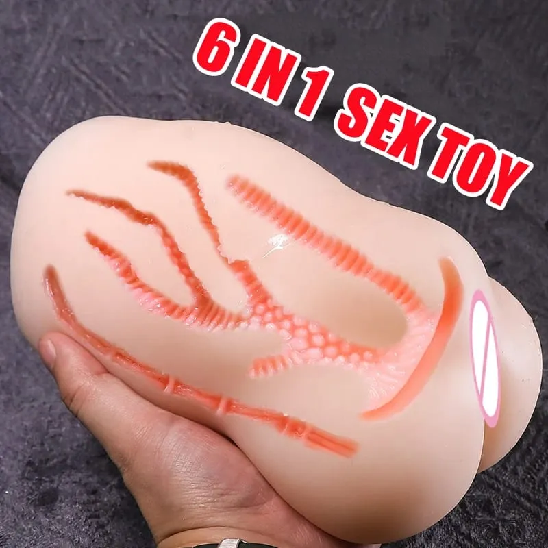 Brinquedos sexuais de silicone para homens sexo real masturbador adulto 3d vagina artificial falso bolso anal buceta silicone tpe sextoys brinquedo erótico — image 4