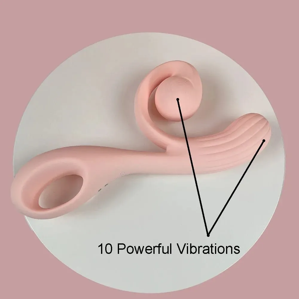 Flexible Snail Rabbit Vibrator for Women G-spot Clitoral Stimulator Dual Massager Female Adult Sex Toy Penetration Dildo 18+ Toy