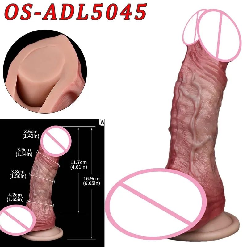47cm Makatotohanang Mahabang Dildos Double Head Anal Vaginal Stimulator Sex Toy na May Sucker Para sa Lesbian Couples Gay Men Adult Tools — image 20