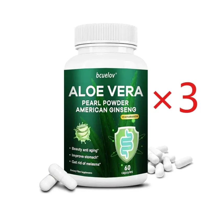 Aloe Vera Extract Capsules Helps Relieve Constipation Colon Cleansing and Detoxification and Manages Weight Metabolism — image 10