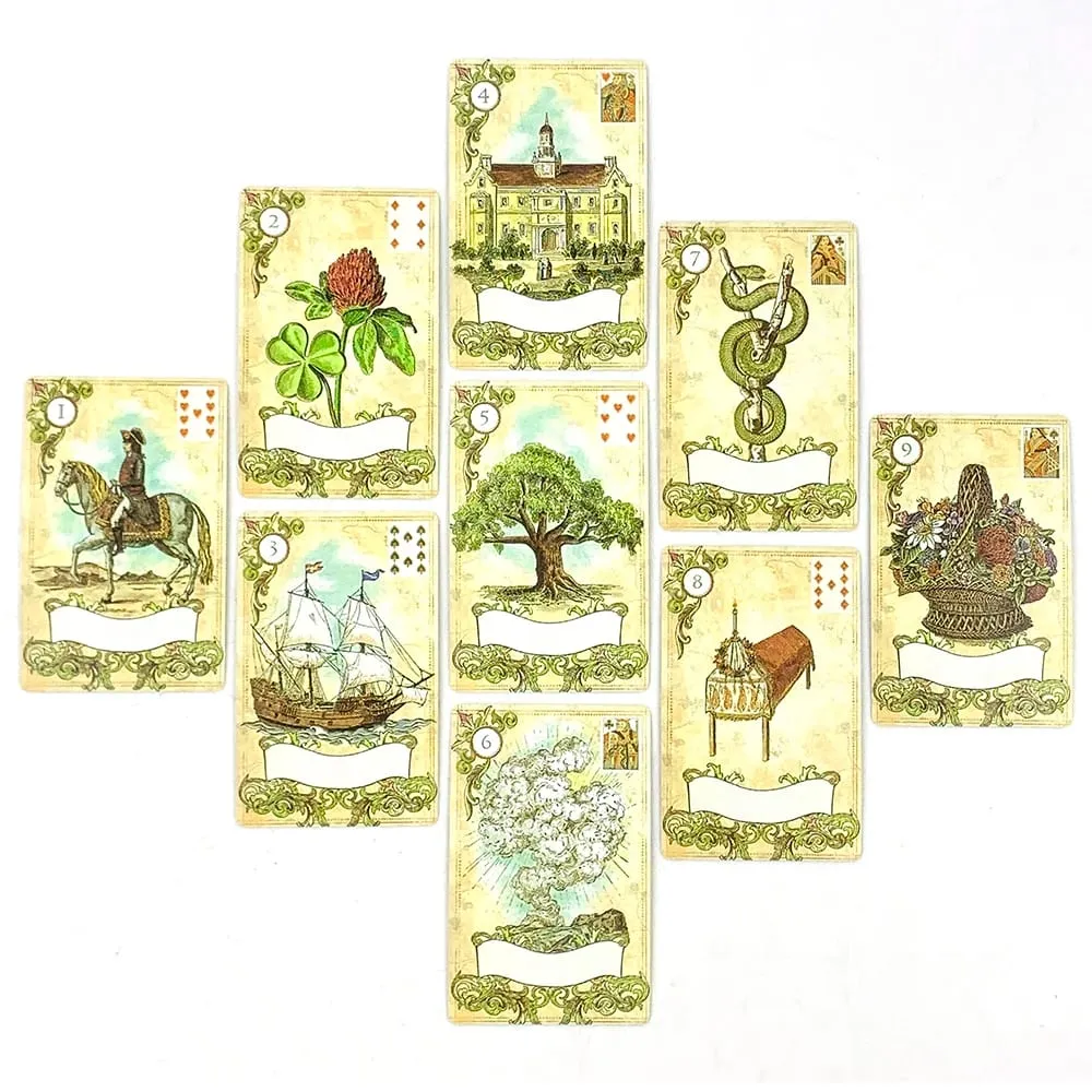 Old Style Lenormand Fortune-Telling Cards English Version A 38 Oracle Deck Divination Borad Games Cards Game Meditation & Gifts — image 5