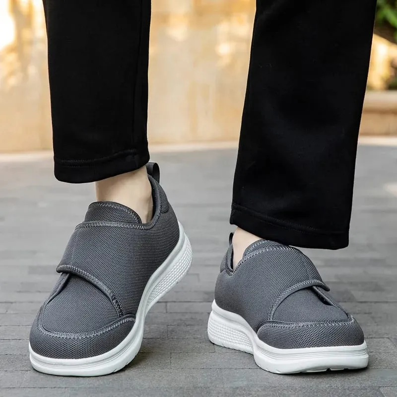 New Wide Toe Men Barefoot Shoes Orthopedics Wide Feet Swollen Shoes Comfortable Diabetic Shoes Walking Shoes Men's Shoes — image 4