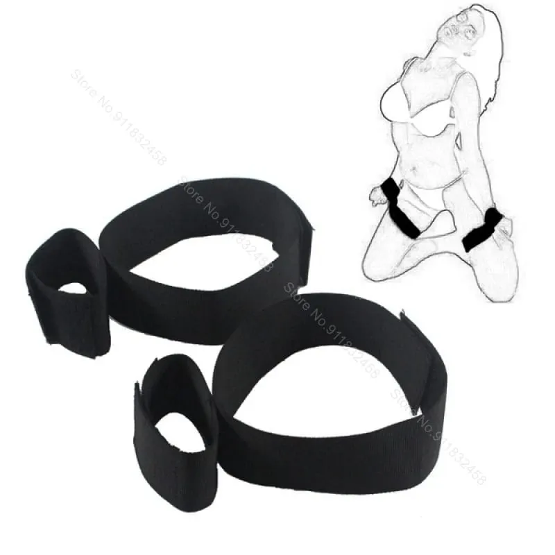 Vuxna par Erotiska BDSM Bondage begränsningar Slav handleder & ankel manschetter Inga vibrator Sexleksaker för kvinnor Män Accessoarer Sex Shop — image 2
