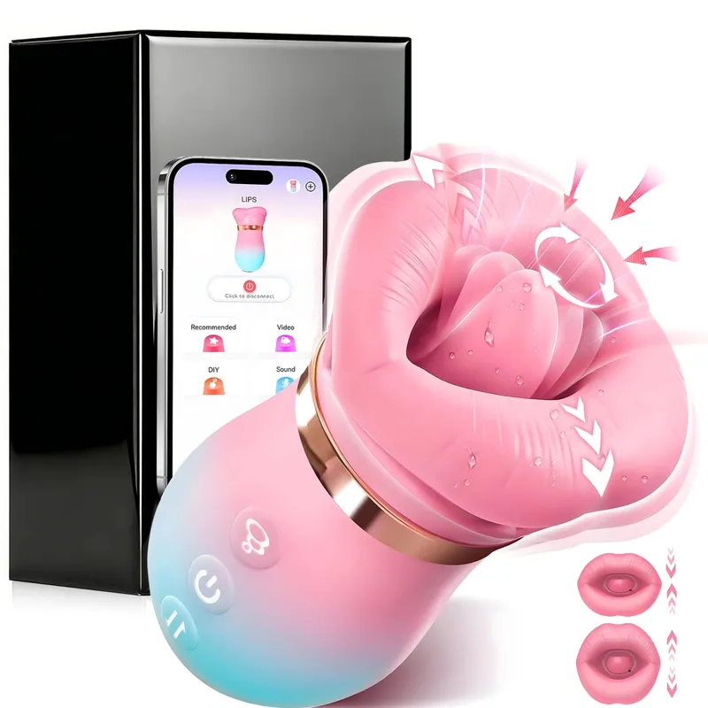 Kontrol ng APP Pagsipsip Vibrator Dila Pagdila Sucker Babae Oral Clitoris Nipple Stimulator Vibrating Vacuum Sex Toys para sa Mag-asawa — image 7