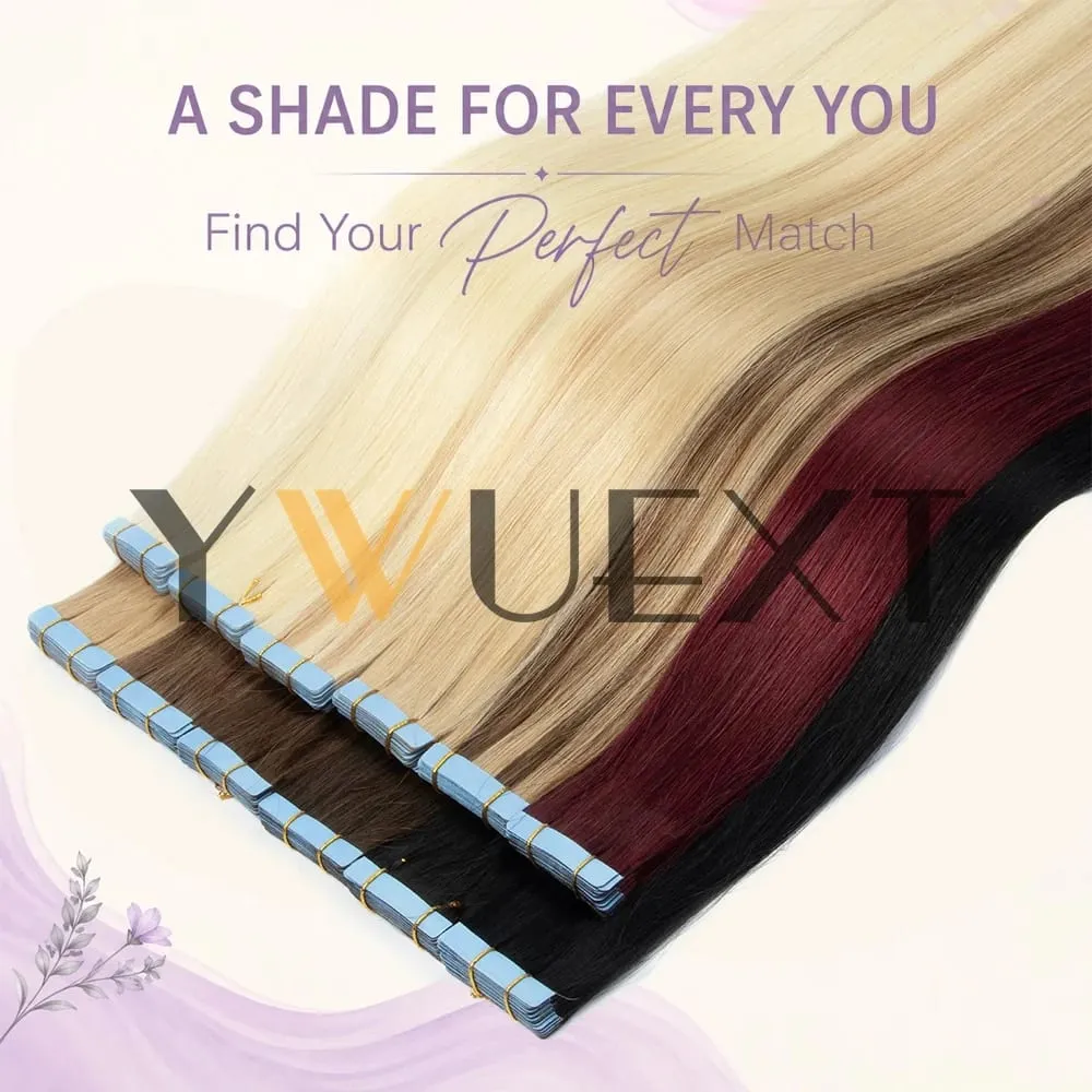 Tape In Human Hair Extensions 10Pcs/30g Per Pack Remy Real Human Hair Straight Natural Black Brown Blonde Multi‑Colors Seamless Skin Weft Tape Hair Extensions For Women — image 5