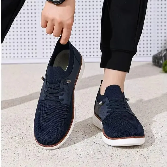 Spring and Autumn New Men's Breathable Casual Shoes Mesh Sports Shoes Soft Soles Comfortable Lightweight Smooth Men's Shoes — image 5
