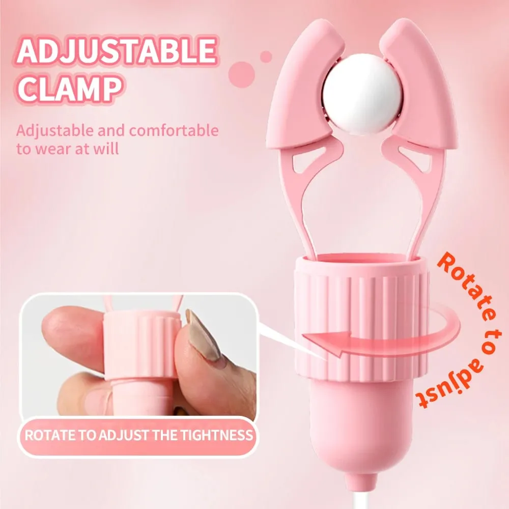 Sex Toys for Women Couple Breast Massage 12 Frequency Nipple Clamps Clitoral Clip Nipple Vibrator Nipple Clitoral Stimulation — image 4