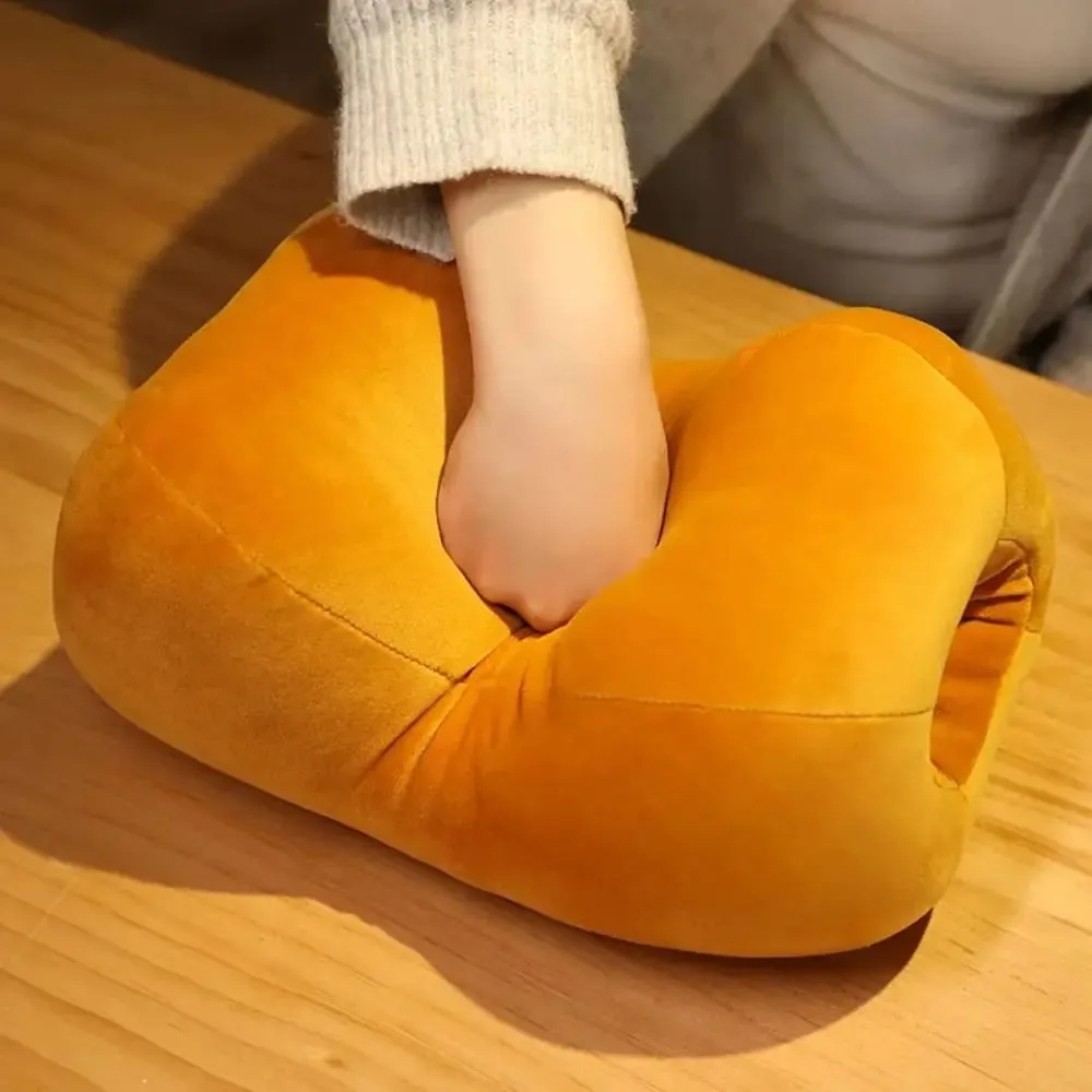 Nyhet 42 cm Simulering Köttben Kudde Mjuk Tvättbar Kudde Hypoallergen Tecknad Design Dubbel användning Kudde Soffa Kudde
