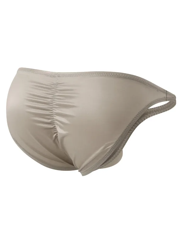 Mga Panlalaking Low Rise Gym Brief Makinis na Satin Sport Training Underwear Bodybuilding Ultra Manipis Mabilis na Dry Fitness Workout Nakakaangat ng Puwit — image 17