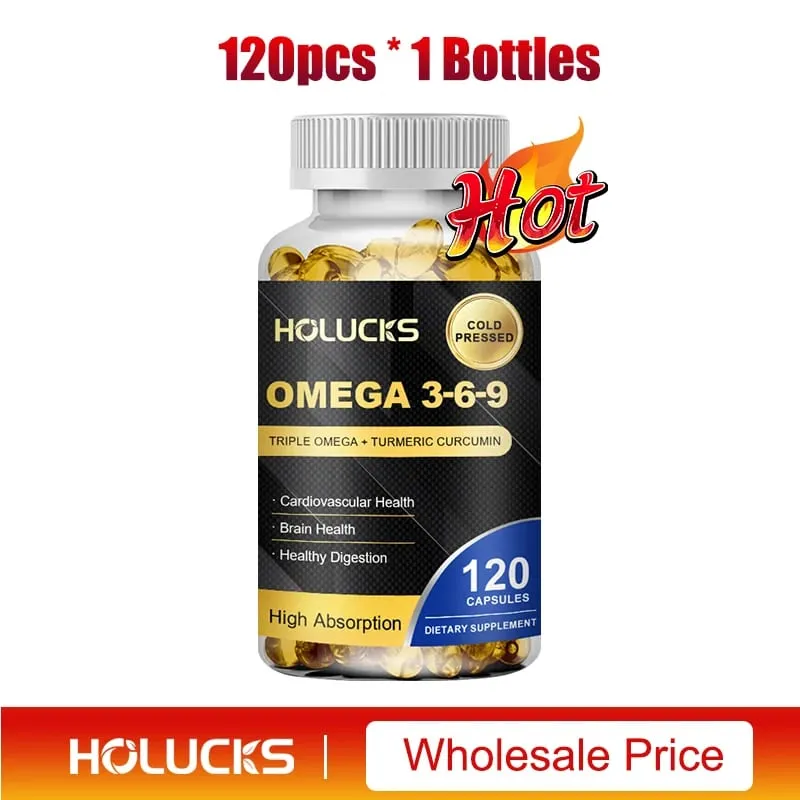 Omega 3-6-9 Fish Oil Capsules for Heart Brain Health & Healthy Digestion Cognitive Function Immune Support — image 8