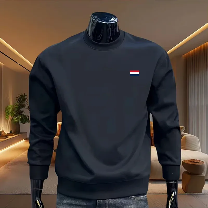 2026 Spring Autumn Outdoors New Fashion Quality Hot Sales Sports Comfortable Casual Men's Sweatshirts Print O-Neck Tops Jogging — image 3