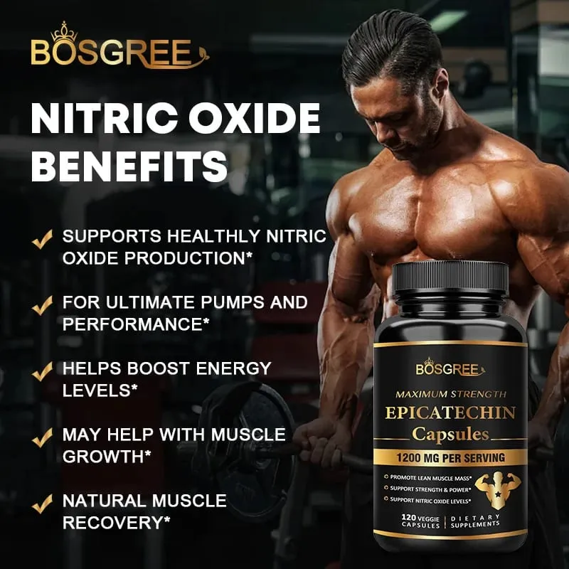 Epicatechin Capsules - Protein Synthesis Athletic Ability Strength and Lean Muscle Support - Carnosine Inhibitors Supplements — image 6