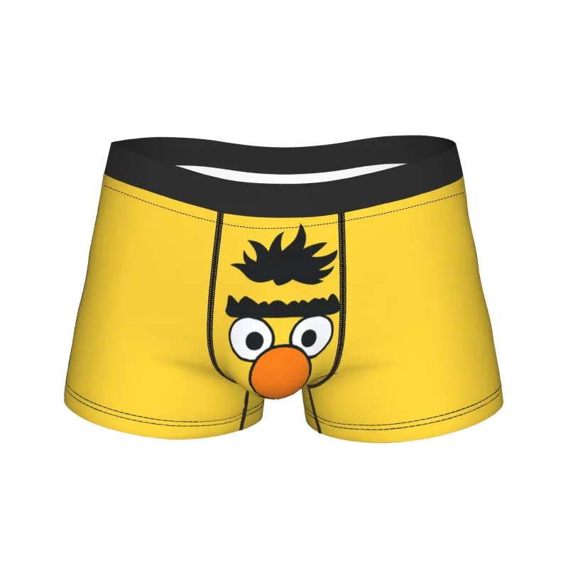 S-Sesames Streets Tango Elmo & Grover Cueca masculina Shorts Cuecas Boxershorts engraçados Qualidade Aduaneira Calcinhas Oversize — image 28