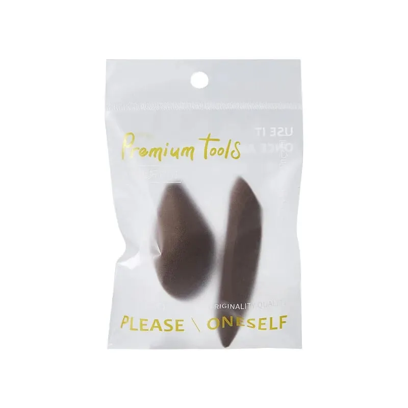 2db Finger Shape sminkszivacs készlet Puha, újrafelhasználható kozmetikai puff az alapozóhoz Highlighter korrektor keverő arckontúrhoz — image 6