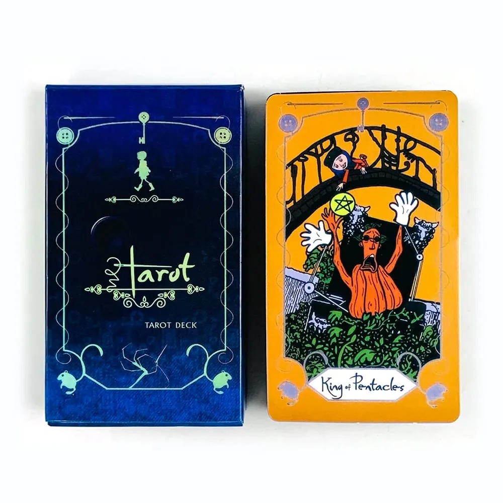 Tarot Cards A 78 Pcs Tarot Deck The Key That Opens The Door To The Coraline World Perfect For Spiritual Guidance & Collectors