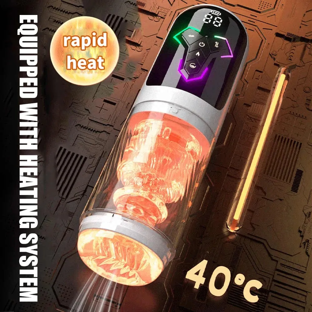 Masturbador masculino de sucção telescópica, equipamento de masturbação vaginal, brinquedos sexuais para homens, produtos para adultos, pistão, mastubador automático — image 5