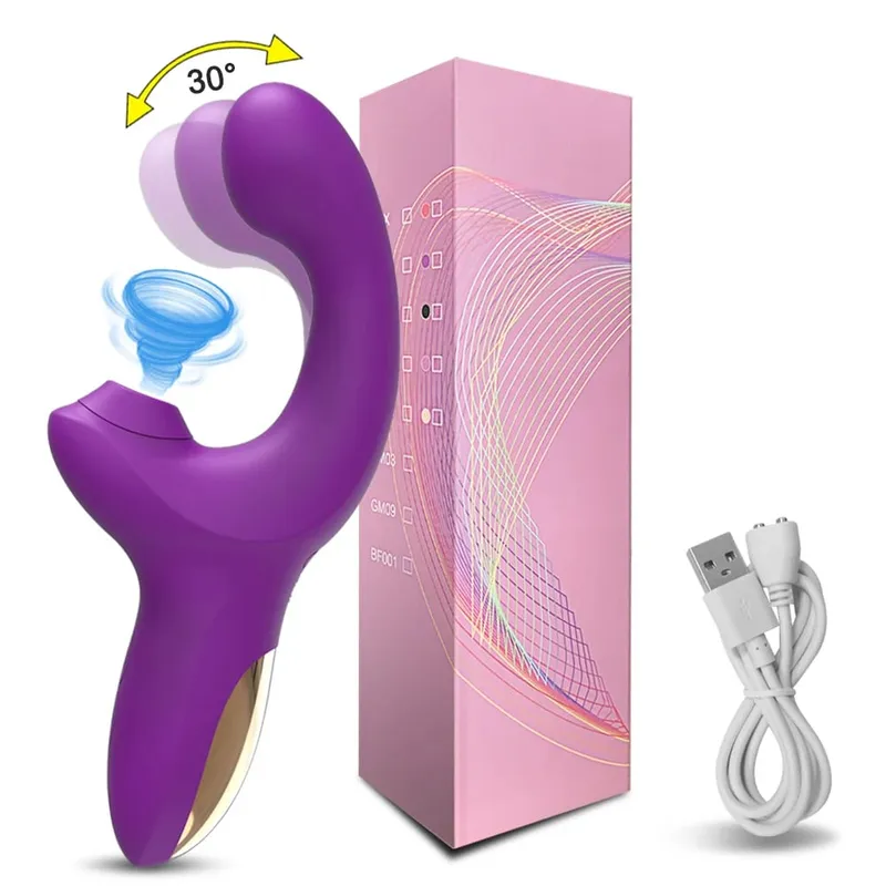20 Bilis Napakahusay na Dildo Vibrator para sa mga Babae Clit Sucker Vacuum Clitoris Stimulator Mga Pang-adulto Goods Finger Wiggling Adults Sex Toy — image 7