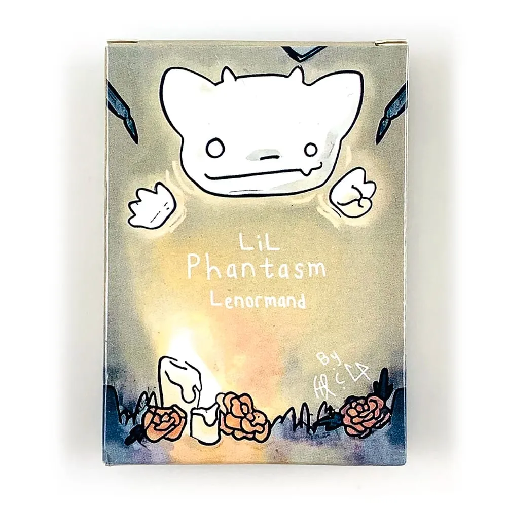 Lil Phantasm Lenormand Oracle Deck 36 Cute Ghost-Themed Oracle Unique Artistic Fortune Telling Cards Game Halloween Games