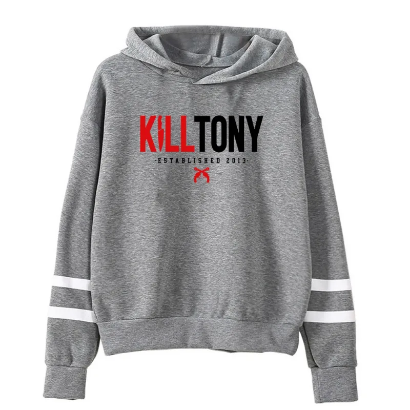 Kill tony merch moletom unissex com bolsos barras paralelas manga streetwear mulheres homens moletom com capuz roupas engraçadas — image 15