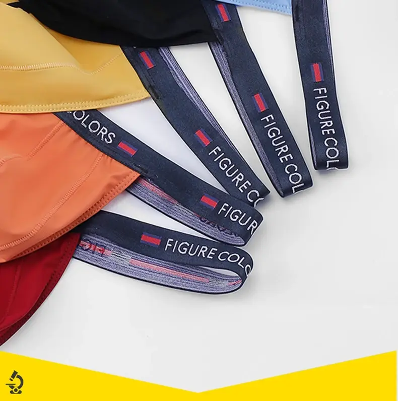 Roupa íntima masculina de abas estreitas, seda gelada, cintura baixa, sexy, pura luxúria e roupa íntima picante — image 5