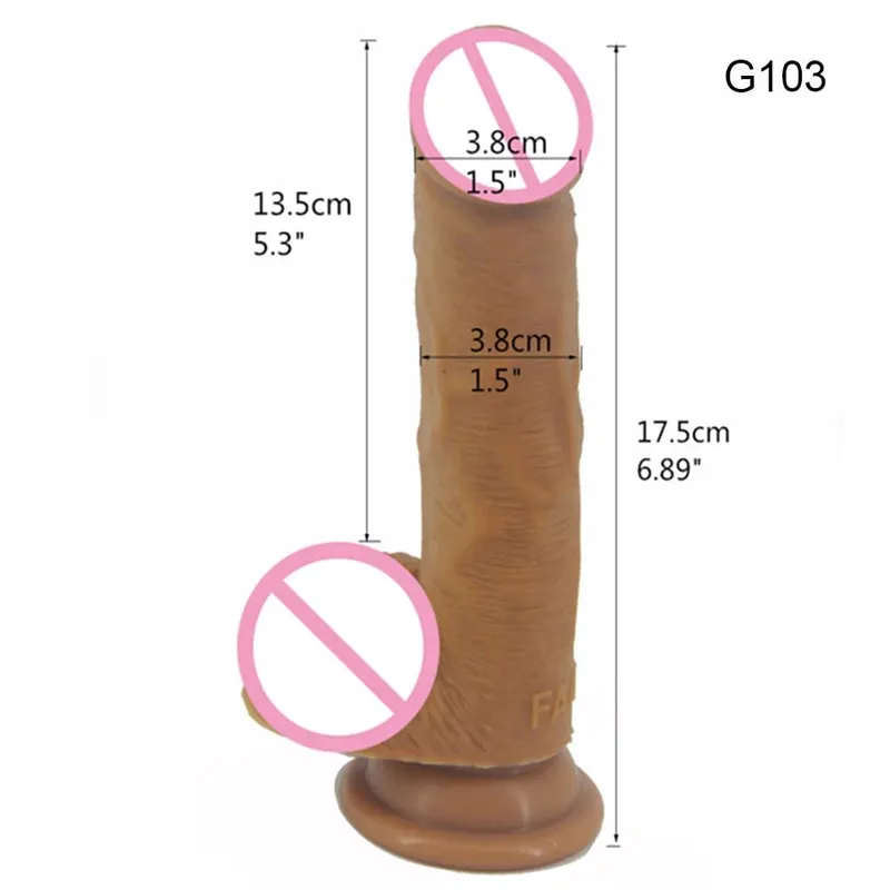 Silicone Lifelike Double Layers Ejaculating Penis Squirting Long Dildo With Sucker Anal Sex Toys Para sa Lalaki Babae Masturbator — image 12