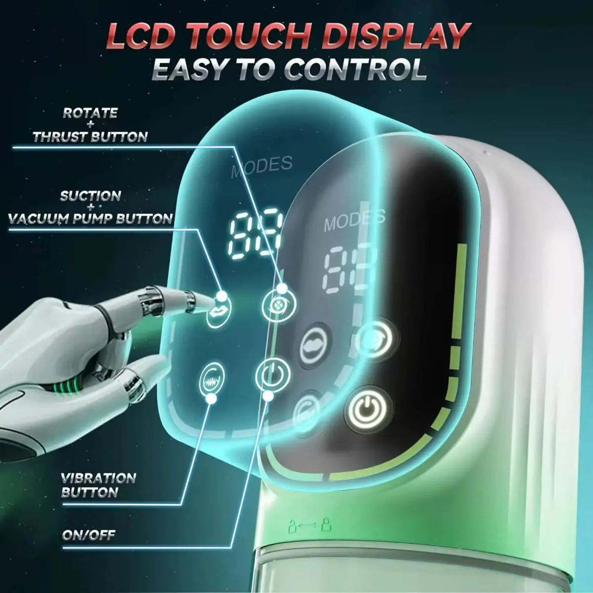 Sex Toys for Men Penis Pump AI Sync Male Pocket Masturbator with 7 Thrusting Rotating Vibrating Penis Enlarger Masturbation Cup
