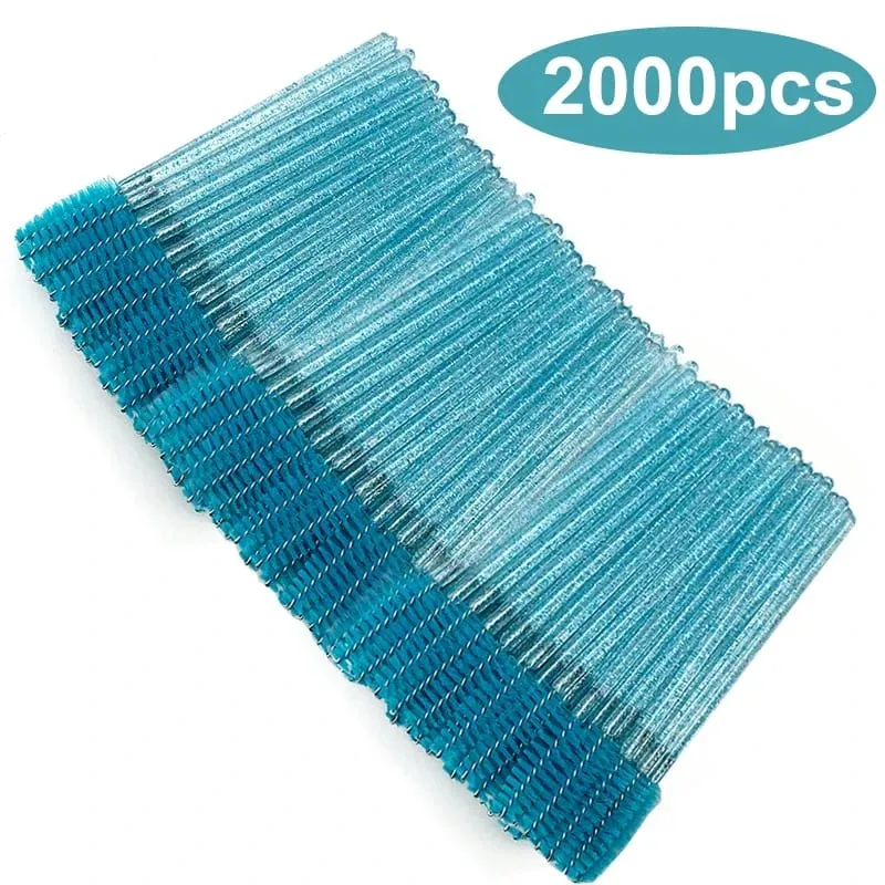 Wholesale 50/1000/2000pcs Spoolies Brushes Applicator Makeup Tools Eyelash Brush Mascara Wands Wholesale Eyebrow Lash Cleaning — image 8