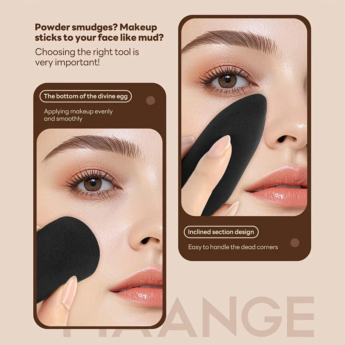 7PCS Professional Makeup Sponge Puff Set Multi-Faceted Blending Applicators Soft Skin-Friendly Face Tools — image 6