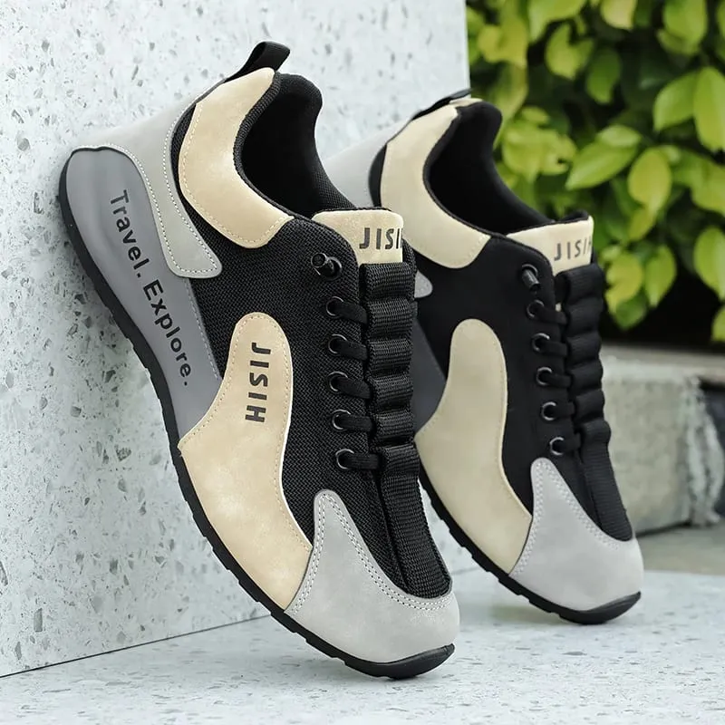 Men's Laced Casual Sport Shoes Outdoor Walking Running Shoes - Lightweight Breathable Basketball Exercise Sneakers — image 6