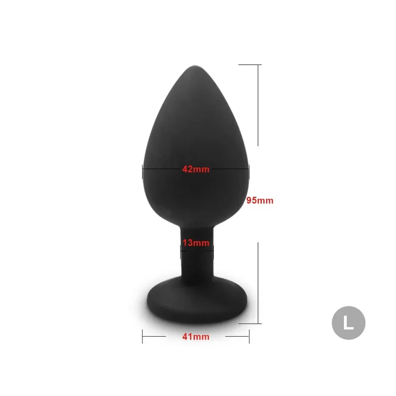 Anal Toy Soft Silicone Anal Plug for Beginner Butt Plug Men Women Gay Couples Anal Prostate Stimulator Adult Masturbator Sex Toy — image 12