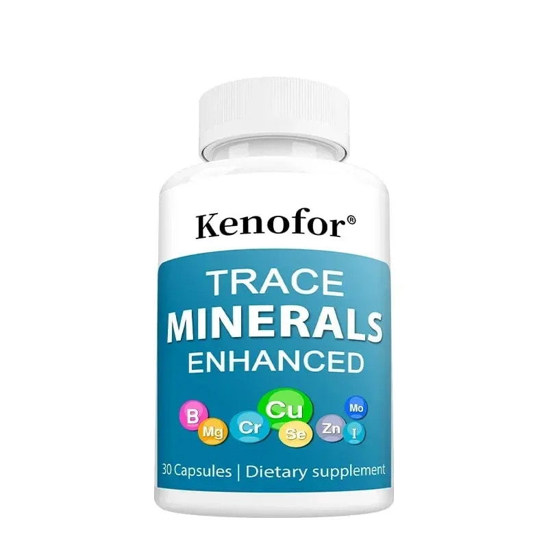 Trace Mineral Supplement - Supports Healthy Energy Levels and The Immune System with Iodine Zinc Copper Manganese