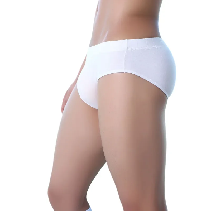 Cuecas triangulares modais masculinas, plus size, cintura baixa, bojo, macio, respirável, casual, roupa íntima, roupa íntima masculina — image 3