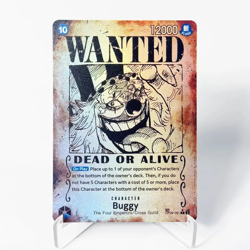 OP09 One Piece Emperors in the New World Curated Deck Luffy Shanks Roger Buggy Zoro Dragon Foil Textured Proxy Cards English — image 9