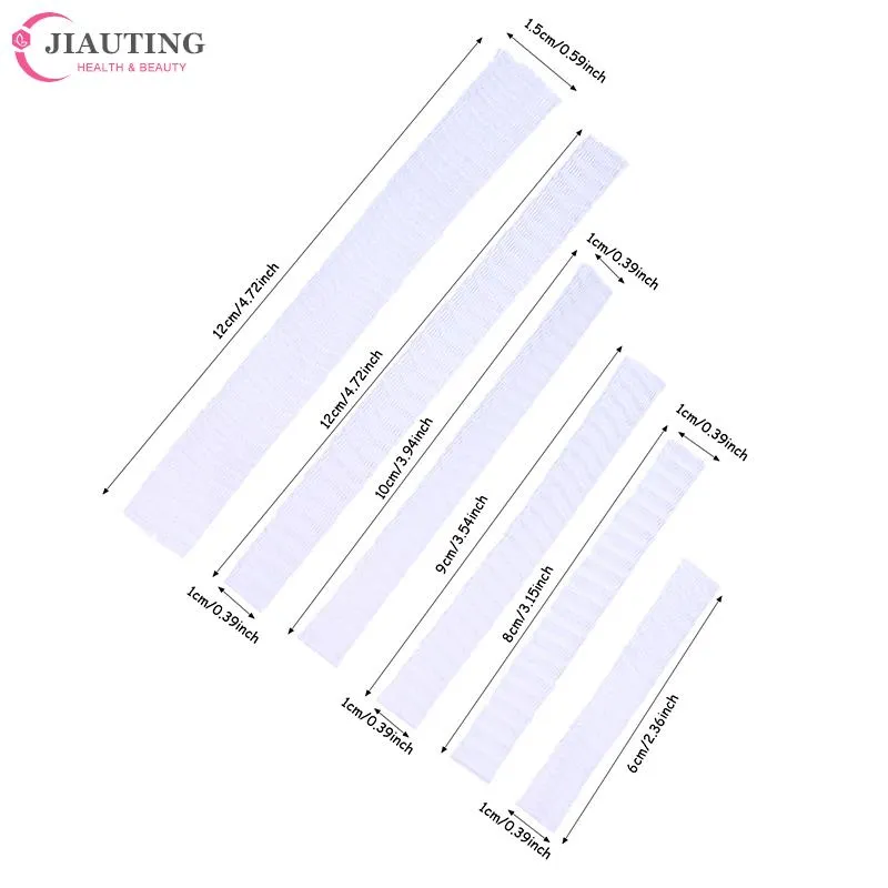 Protectores de red flexibles de malla de 20 piezas, cubierta protectora de Brochas de Maquillaje cosméticas blancas de belleza, herramienta de Maquillaje práctica — image 6