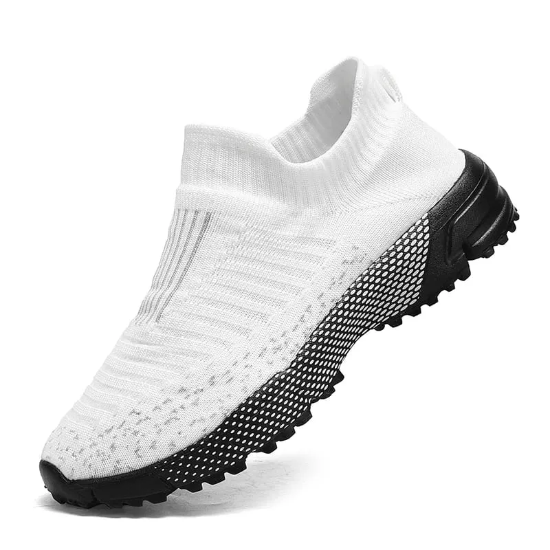Men Sports Running Black Jogging Shoes Casual Sneakers Outdoor Breathable Mesh for Women Light Shock-absorption Black Tennis — image 3