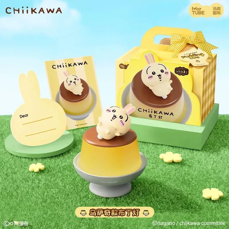 Chiikawa Pudding Lamp Kawaii Hachiware Usagi Desktop Ornament Toy Birthday Gift Anime Fans Bedroom Bedhead Atmosphere Lighting — image 8