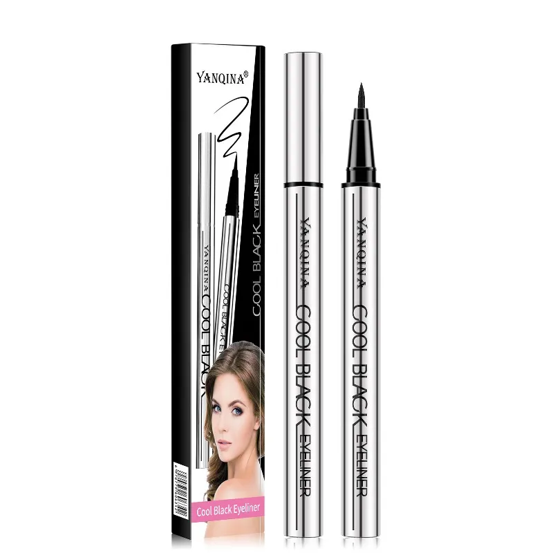 Quick-Drying Liquid Eyeliner Waterproof Smudge-Proof Long-Lasting Black Brown Ideal for Beginners Liquid Eye Liner Pen — image 6